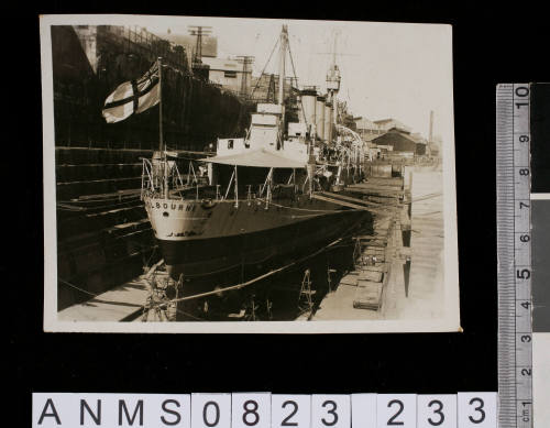 HMAS MELBOURNE at dry dock