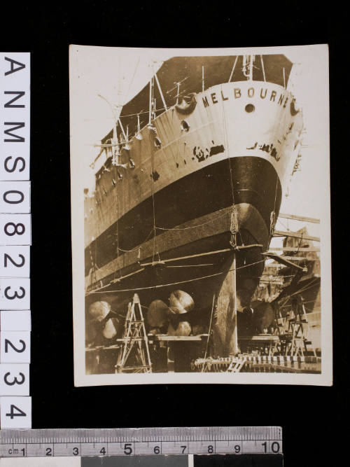 HMAS MELBOURNE at dry dock