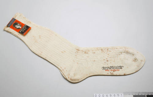 Merino wool white socks