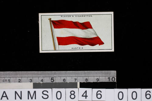 Player's cigarettes. Flags of the League of Nations. Austria