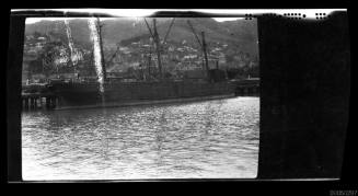 Barque RAUPO as a coal hulk at Lyttelton, New Zealand