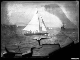 Sailing vessel on Sydney Harbour, New South Wales