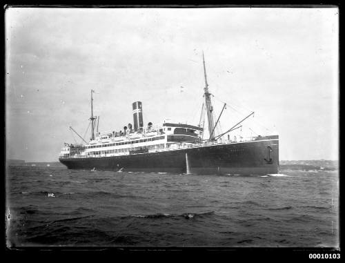 Ocean liner MARELLA on Sydney Harbour