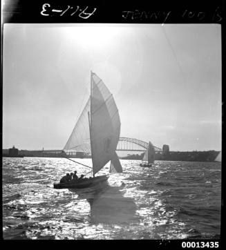 18-foot skiff JENNY TOO on Sydney Harbour