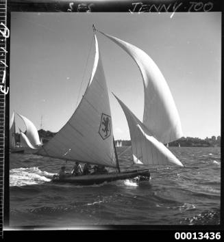 18-foot skiff JENNY TOO on Sydney Harbour