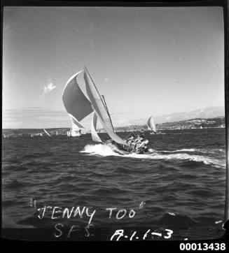 18-foot skiff JENNY TOO on Sydney Harbour