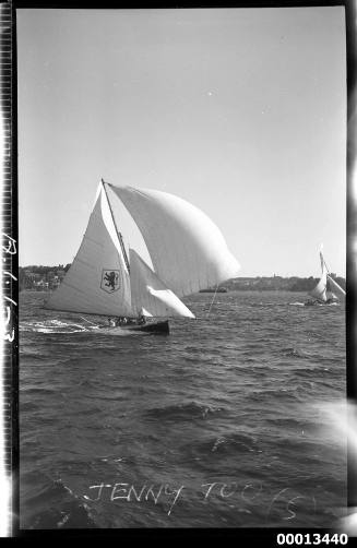 18-foot skiff JENNY TOO on Sydney Harbour