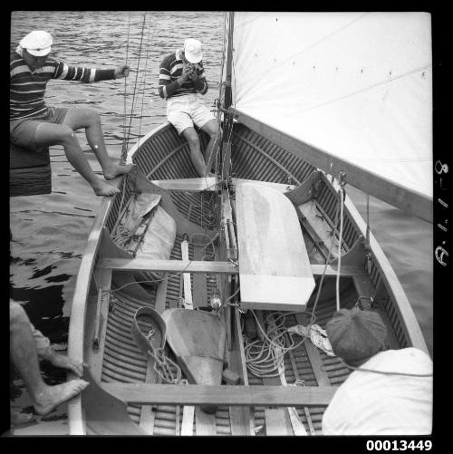 New Zealand yacht RESULT on Sydney Harbour for the 1951 World's 18-foot skiffs Championship