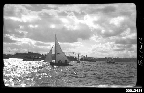 18-foot skiff JENNY IV on Sydney Harbour