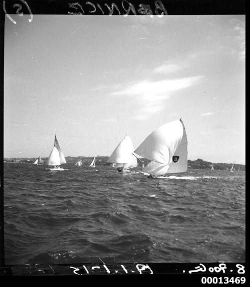 18-foot skiff BERNICE on Sydney Harbour