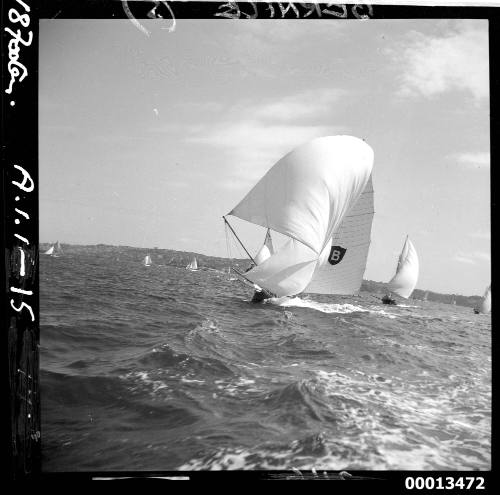 18-foot skiff  BROOKLYN on Sydney Harbour