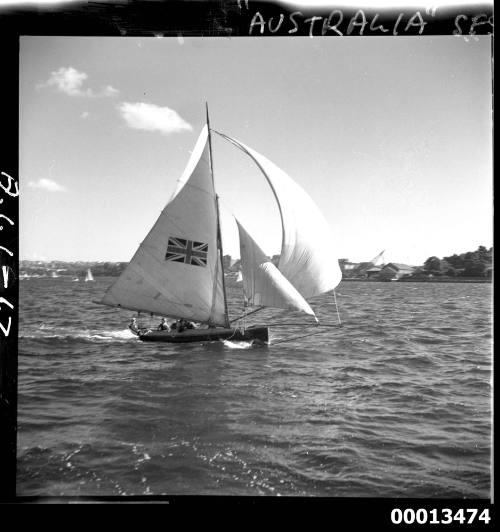 18-foot skiff AUSTRALIA on Sydney Harbour