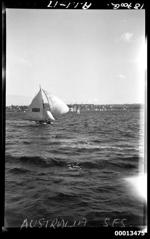 18-foot skiff AUSTRALIA on Sydney Harbour