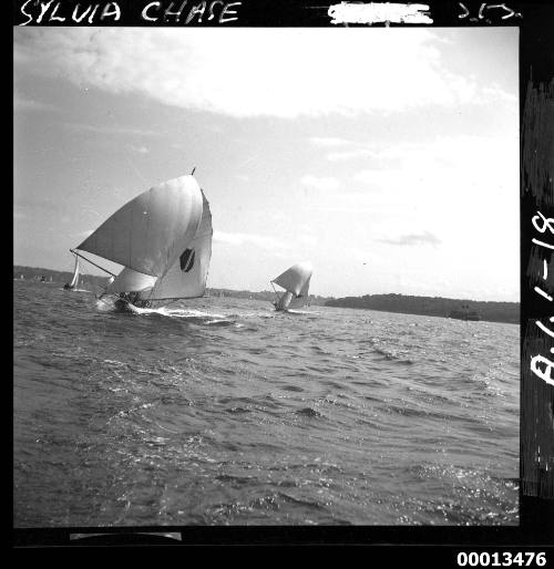 18-foot skiff SYLVIA CHASE on Sydney Harbour