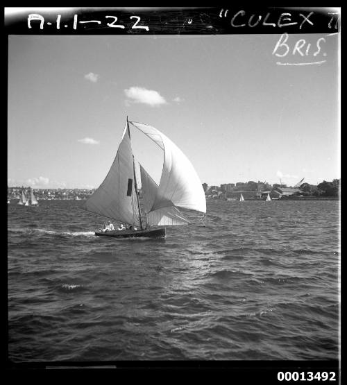 18-foot skiff CULEX II (or possibly CULEX III) on Sydney Harbour