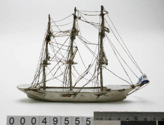 Ship model made by Basil Helm