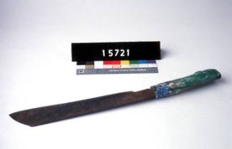 Machete confiscated from Indonesian type II motorised vessel CAHAYA INDAH from Papela, Roti.
