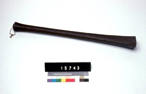 Tongan war club belonging to Samuel Harris