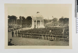 Offical reception for Admiral Sperry at the Domain