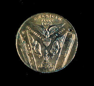 Medallion commemorating the United States Battle Fleet visit