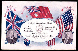 Visit of American Fleet to Victoria