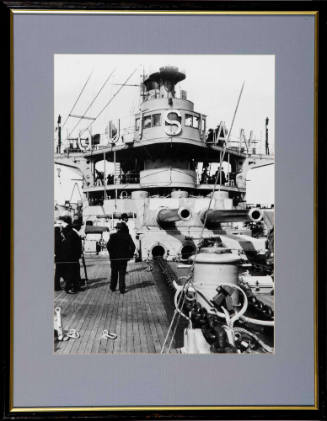 Deck of USS LOUISIANA