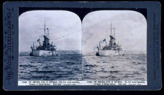 American fleet in Australia, US VERMONT at anchor