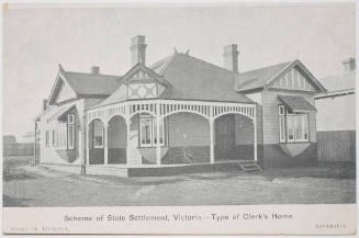 Scheme of State Settlement, Victoria - Type of Clerk's Home