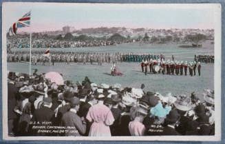 The USA troops' visit at Centennial Park in Sydney