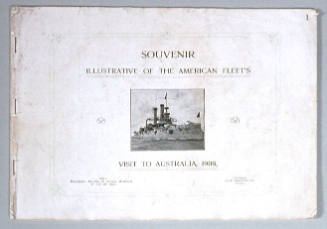 Souvenir booklet commemorating the American Great White Fleet, 1908