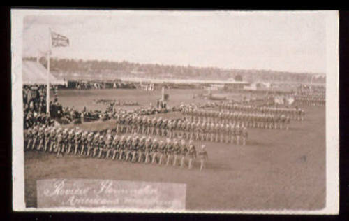 American Fleet military review at Flemington, Melbourne