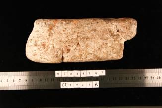 Brick from the wreck site of the VERGULDE DRAECK