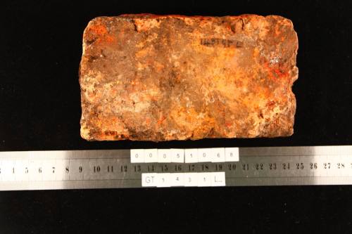 Brick from the wreck site of the VERGULDE DRAECK