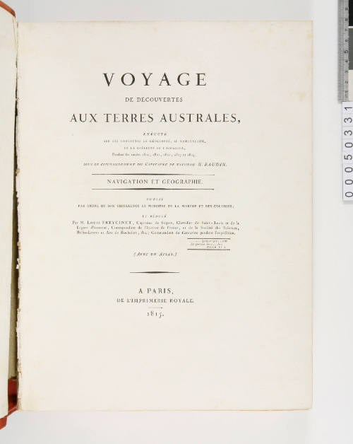 Voyage de Decouvertes aux Terres Australes, Navigation et Geographie