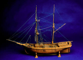 Model of the brigantine LEON