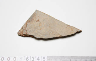 Slate fragment from the wrecked VERGULDE DRAECK