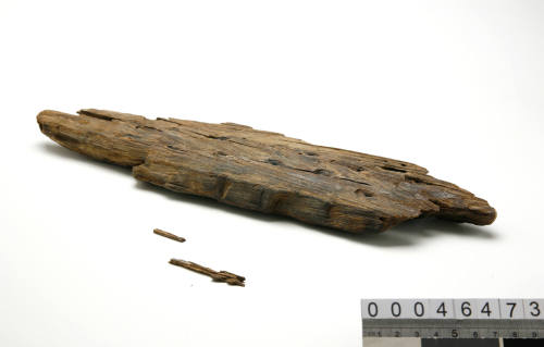 Planking fragment from the wreck site of the VERGULDE DRAECK