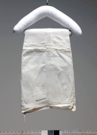 White uniform trousers