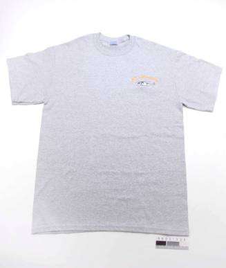 Grey t-shirt commemorating 817 Squadron and the Sea King helicopter