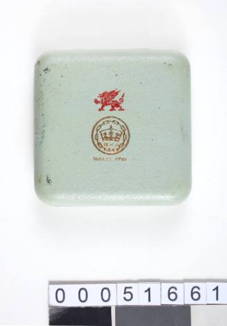 Box for 1958 VI British Empire and Commonwealth Games gold winner's medal awarded to John Konrads