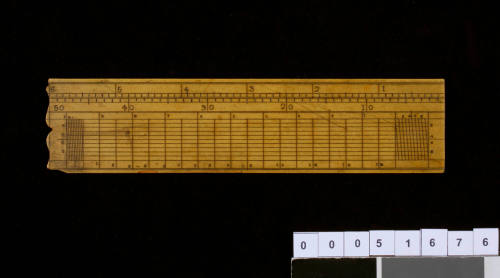 Wooden Gunter's ruler