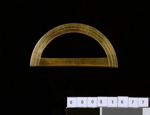 Brass protractor