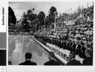 The opening ceremony of the Australian Swimming Championships in Hobart