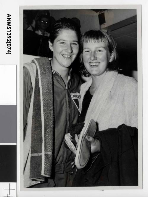 Dawn Fraser and Lorraine Crapp