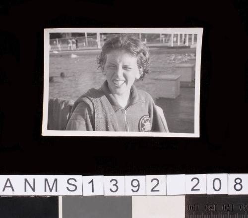 Woman by a swimming pool at Townsville