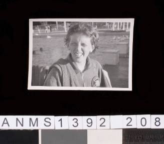 Woman by a swimming pool at Townsville