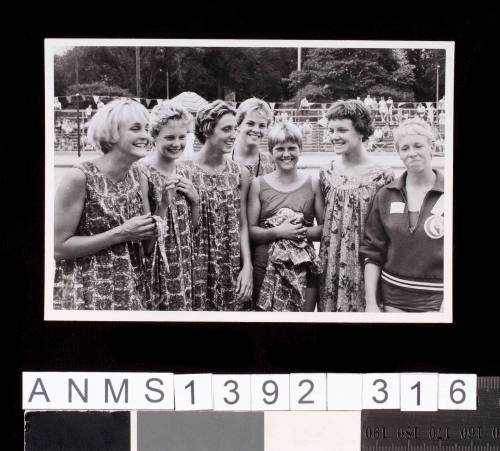 Female swimmers at the US National Championships in Ohio