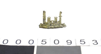 Two funnelled ship token for Game of the New U.S. Merchant Marine