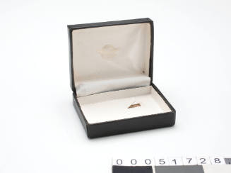 Box for cufflinks and tie pin relating to the United States Navy and United States Marine Corps