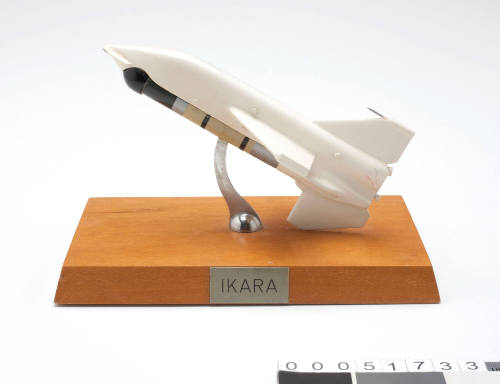 Desk model of Ikara missile